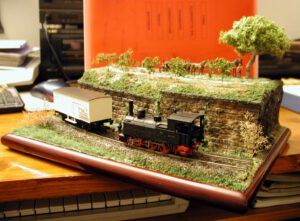 Diorama "Il Treno nel Vigneto" olympus digital camera