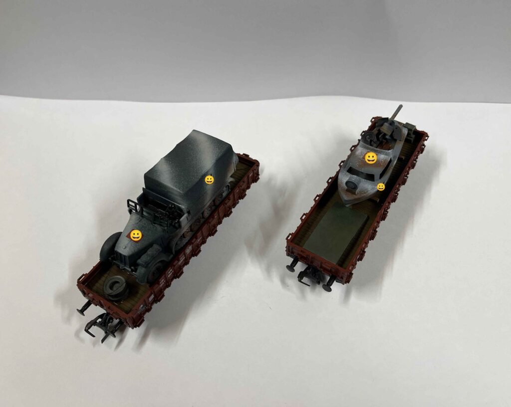 #0205 Convoglio 2 Carri Militari con Veicoli img 7635